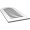Ekena Millwork Round Top Surface Mount PVC Gable Vent: Functional, w/ 3-1/2"W x 1"P Standard Frame, 18"W x 38"H GVPRT18X3801SF - alternate 5
